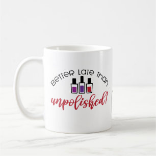 Caneca De Café Manicurista Técnica de Unhas Cosmetologista Manicu