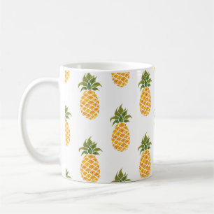 Caneca De Café Manipulador de aquarelas pintado com frutas exóti