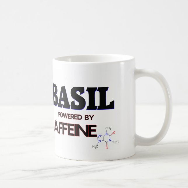 Caneca De Café Manjericão psta pela cafeína (Direita)