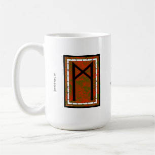 Caneca De Café Mannaz Rune Mug - Humanidade!