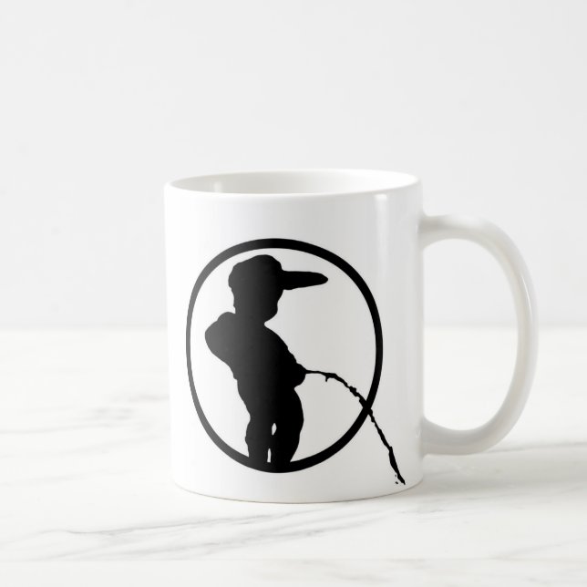 Caneca De Café Manneke Pis (Direita)
