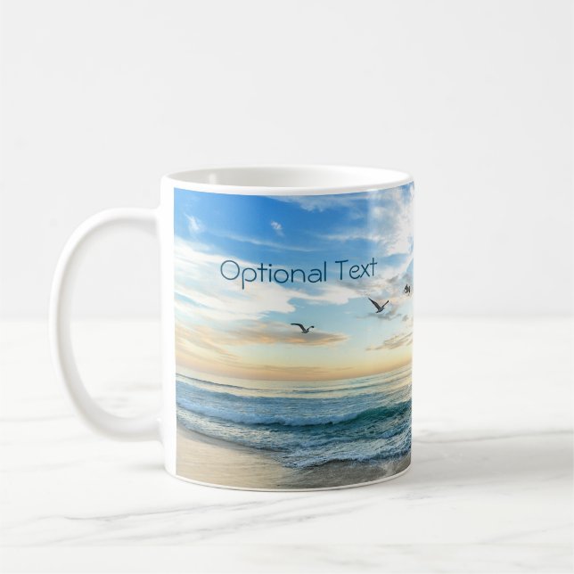 Caneca De Café Manning Beach Seagulls (Esquerda)