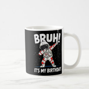 Caneca De Café Mano É Meu Aniversário Dabbing Astronauta 1 2 3 4 