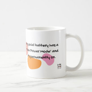 Caneca De Café #ManoSays - Witty Line on Socializing Online -