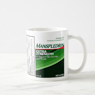 Caneca De Café Manspledrin Alivio de tradução para feminista