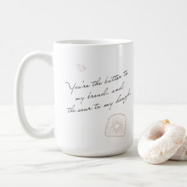 Caneca De Café Manteiga para o meu pão, néctar e ninho