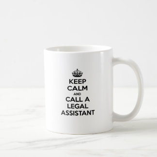 Caneca De Café Mantenha a calma e chame um assistente jurídico