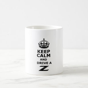 Caneca De Café Mantenha a calma e conduza um Z