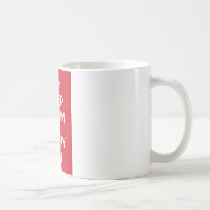 Caneca De Café Mantenha a calma e continue