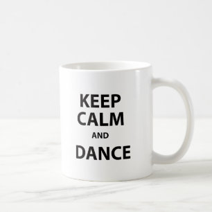 Caneca De Café Mantenha a calma e dance