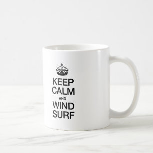 CANECA DE CAFÉ MANTENHA A CALMA E ENROLE O SURF