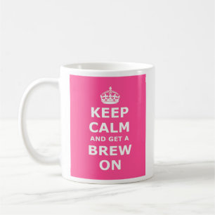 Caneca De Café Mantenha a calma e obtenha uma fermentação sobre