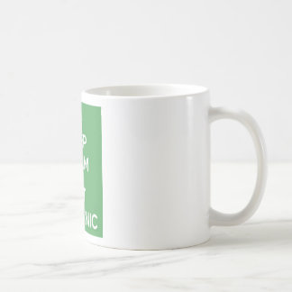 Caneca De Café Mantenha a calma para comer orgânico