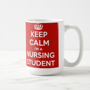 Caneca De Café Mantenha a calma que eu sou um estudante dos