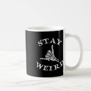 Caneca De Café Mantenha a mão esquelética esquelética estranha Sh