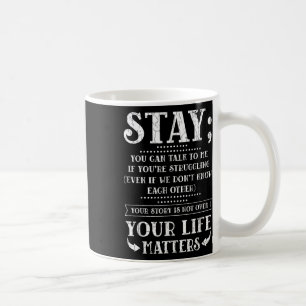 Caneca De Café Mantenha A Sua Vida Como Um Grau De Sensibilização