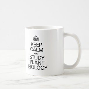 CANECA DE CAFÉ MANTENHA BIOLOGIA CALMA E DO ESTUDO DA PLANTA