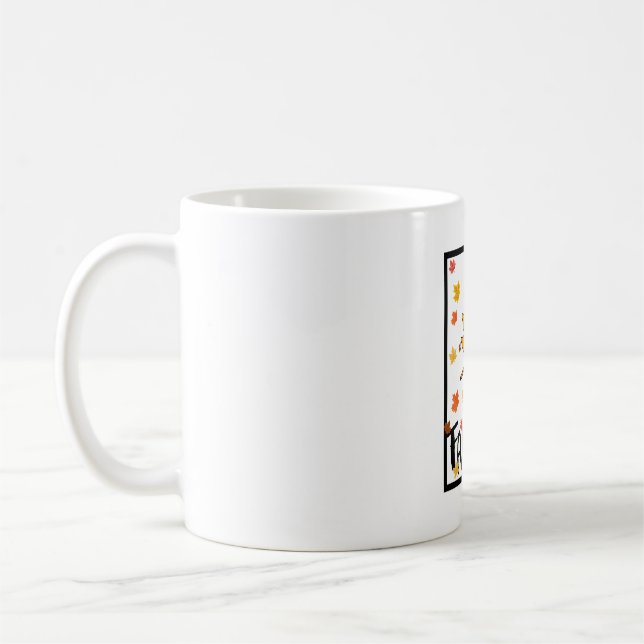 Caneca De Café Mantenha Calma & Caia (Esquerda)