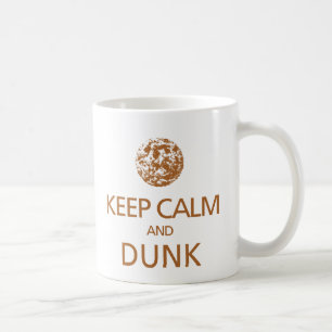 Caneca De Café Mantenha Calma e Dunk Mug