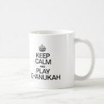 CANECA DE CAFÉ MANTENHA CALMA E TOQUE CHANUKAH<br><div class="desc">.</div>