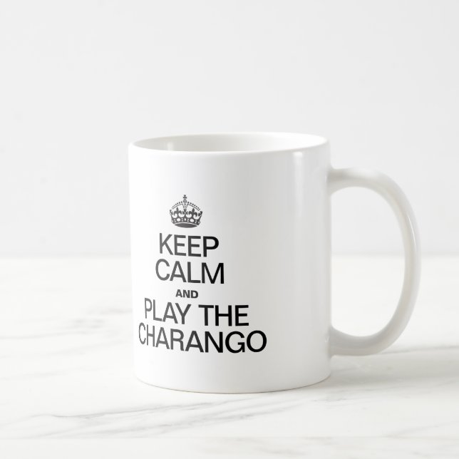 CANECA DE CAFÉ MANTENHA CALMA E TOQUE O CARANGO (Direita)