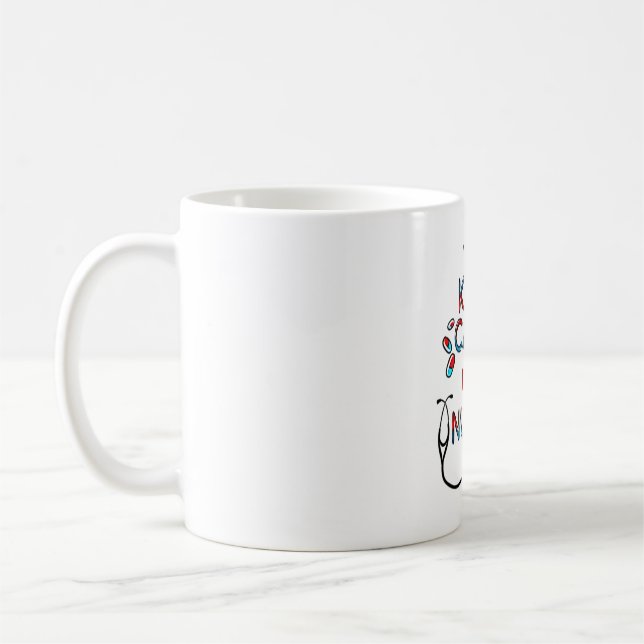 Caneca De Café mantenha calma, enfermeira (Esquerda)