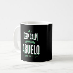 Caneca De Café Mantenha Calmo Abuelo