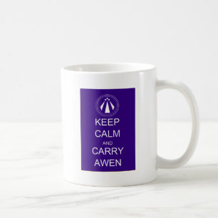 Caneca De Café Mantenha calmo e carregar Awen