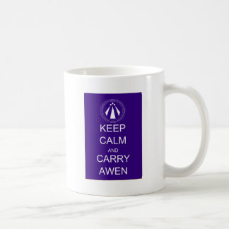 Caneca De Café Mantenha calmo e carregar Awen