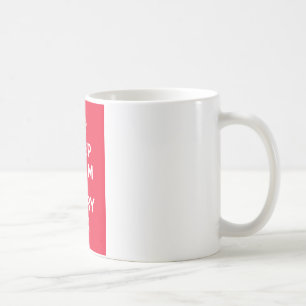 Caneca De Café Mantenha calmo e carregar On_MUG_RED