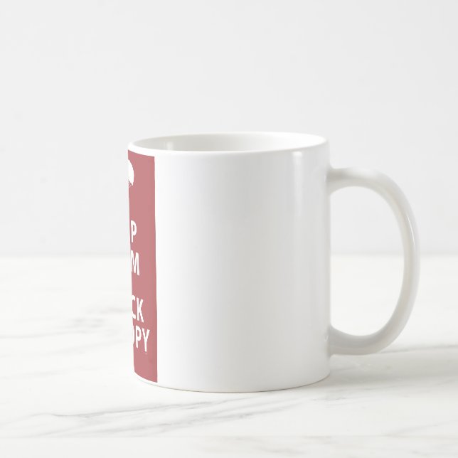 CANECA DE CAFÉ MANTENHA CALMO E VERIFIQUE O DOSSEL (Direita)