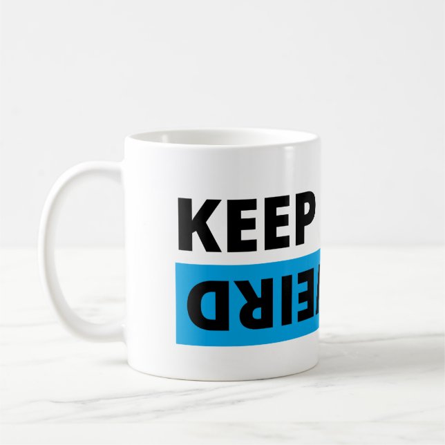 Caneca De Café Mantenha estranho (Esquerda)