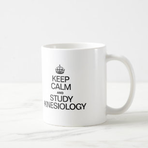 CANECA DE CAFÉ MANTENHA KINESIOLOGY CALMO E DO ESTUDO
