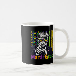Caneca De Café Mantenha Mardi Gras Excelente Engraçado Trump Mard