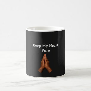 Caneca De Café Mantenha Meu Coração Puro