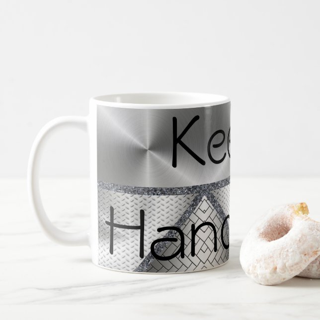 Caneca De Café Mantenha-o bonitão (Com Donut)