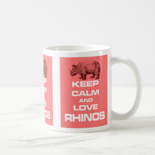 Caneca De Café Mantenha o design da calma e do divertimento do