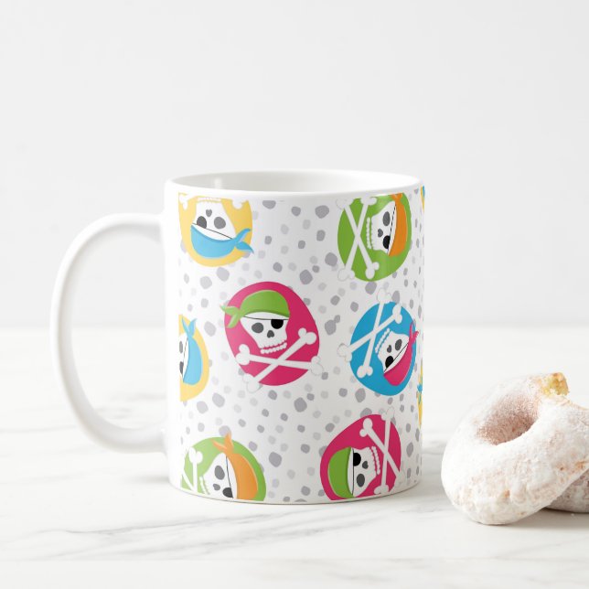 Caneca De Café Mantenha ou design seu próprio - Clássico Mug (Com Donut)
