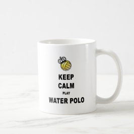 Caneca De Café Mantenha produtos do pólo aquático da calma e do