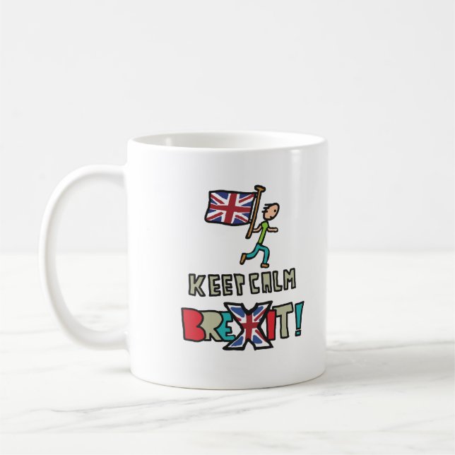 Caneca De Café Mantenha-se Calmo (Esquerda)