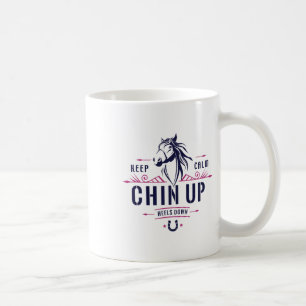Caneca De Café Mantenha-Se Calmo Acima Cabeçalhos Abaixados Andan