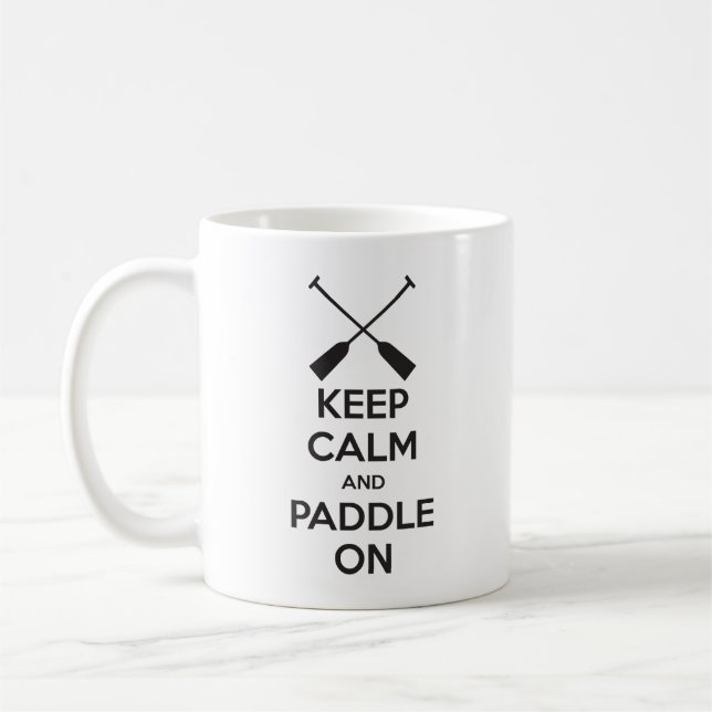 Caneca De Café Mantenha-se calmo e remate (Esquerda)