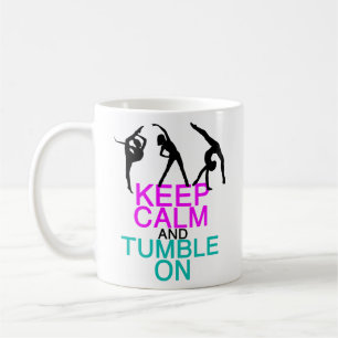 Caneca De Café Mantenha-Se Calmo Em Gymnastics Girls