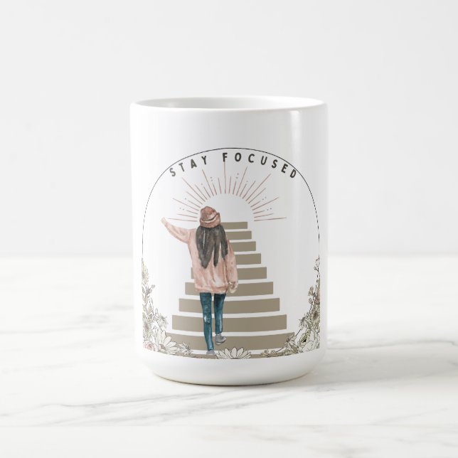 Caneca De Café Mantenha-se concentrado (Centro)