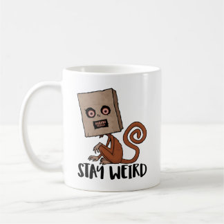 Caneca De Café Mantenha-se estranho macaco de saco