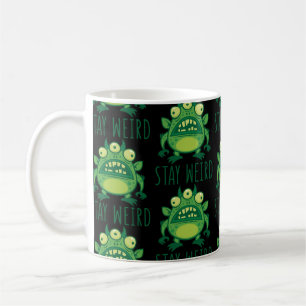 Caneca De Café Mantenha-se estranho monstro de Alienígenas