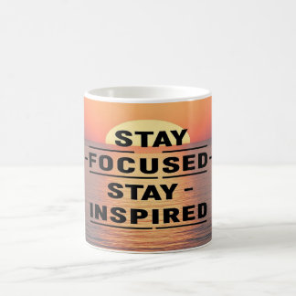 Caneca De Café Mantenha-se Focado Mantenha-se Inspirado opção 2