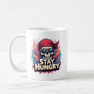 Caneca De Café Mantenha-Se Fome, Bandana Hustler Graphic Tee