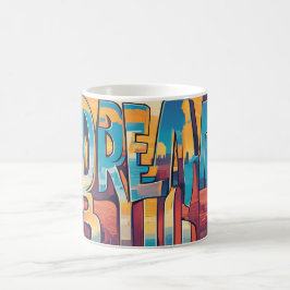 Caneca De Café Mantenha-se inspirado - Designs motivacionais e de