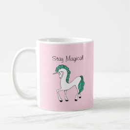 Caneca De Café Mantenha-se magia no Unicorn Mug